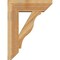Ekena Millwork Funston Slat Rough Sawn Bracket w/ Offset Brace, Western Red Cedar, 8"W x 24"D x 32"H BKT0806X24X32FST06RWR - alternate 4
